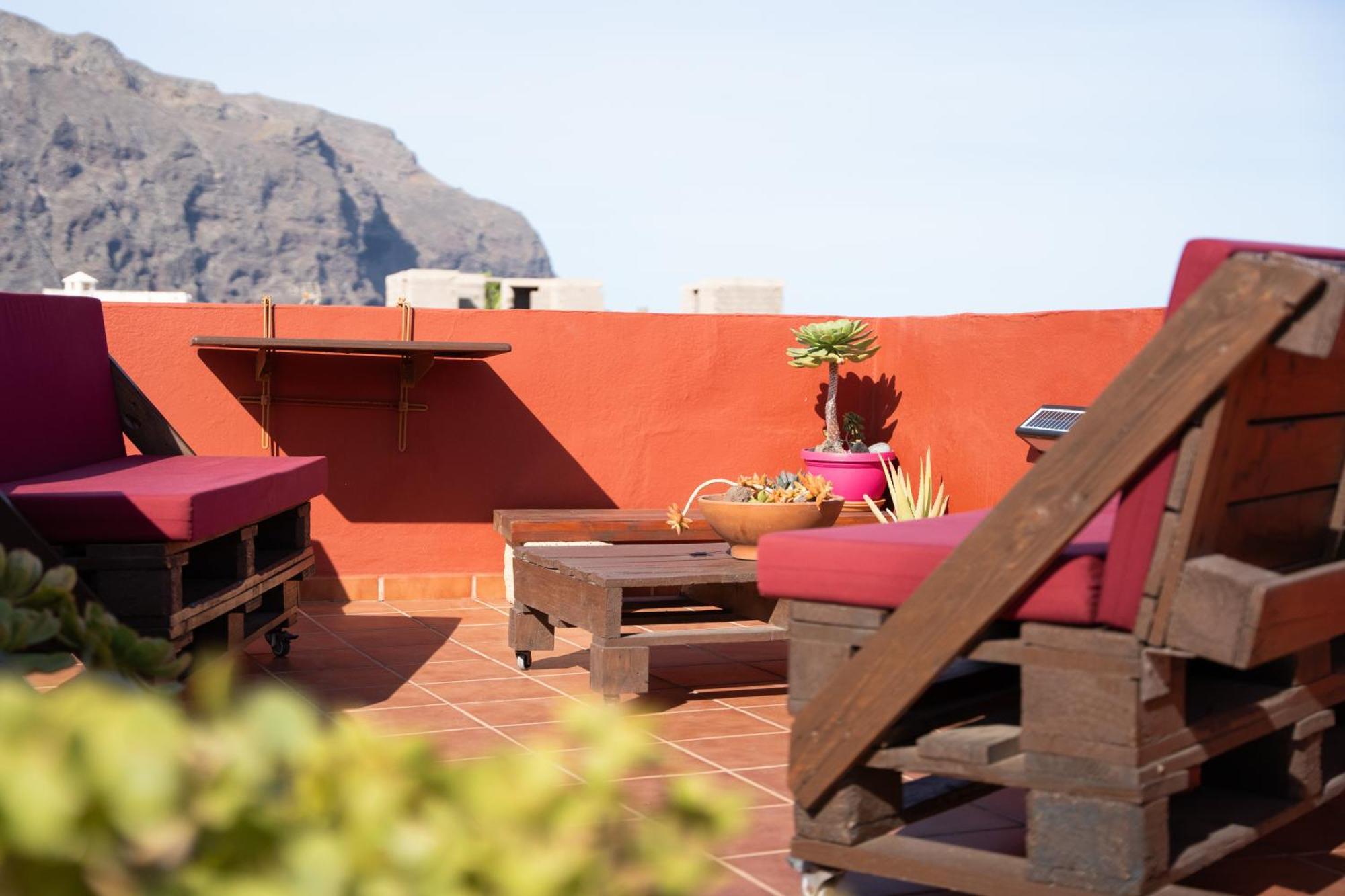 Tenohomes Rustic House With Terrace & Nature Views Buenavista Del Norte Luaran gambar
