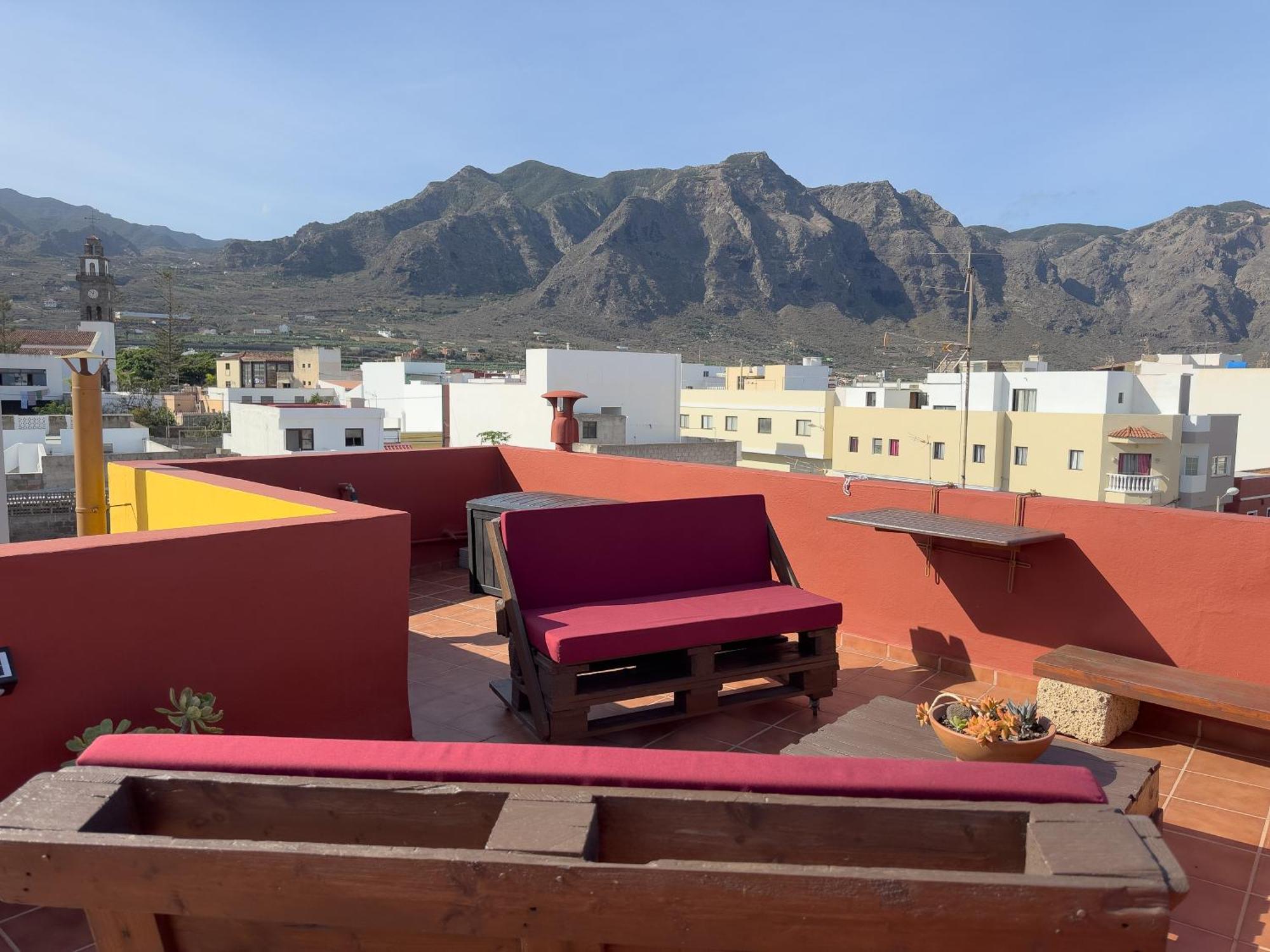 Tenohomes Rustic House With Terrace & Nature Views Buenavista Del Norte Luaran gambar