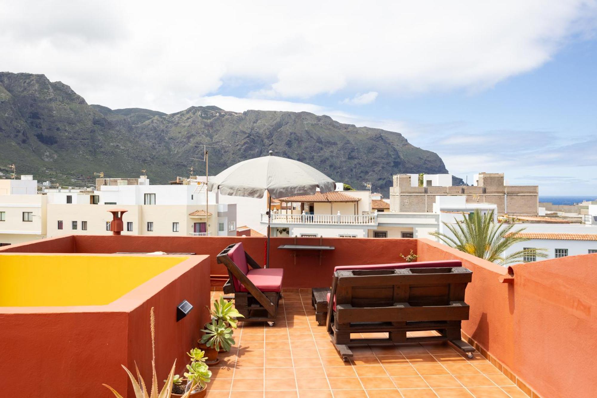 Tenohomes Rustic House With Terrace & Nature Views Buenavista Del Norte Luaran gambar
